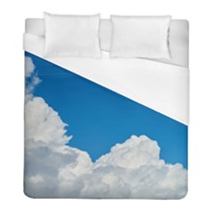 Sky Clouds Blue White Weather Air Duvet Cover (full/ Double Size)