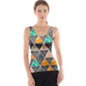 Abstract Geometric Triangle Shape Tank Top View1