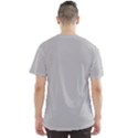 Solid Christmas Silver Men s Sports Mesh Tee View2