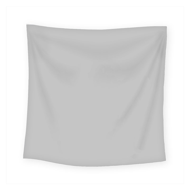 Solid Christmas Silver Square Tapestry (Small)