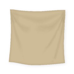 Solid Christmas Gold Square Tapestry (small) by PodArtist