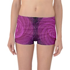 Purple Background Scrapbooking Abstract Boyleg Bikini Bottoms