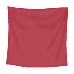 Usa Flag Red Blood Red Classic Solid Color  Square Tapestry (large) by PodArtist