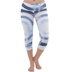 Center Centered Gears Visor Target Capri Yoga Leggings by BangZart