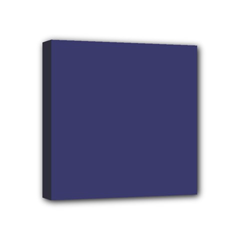 Usa Flag Blue Royal Blue Deep Blue Mini Canvas 4  X 4  by PodArtist