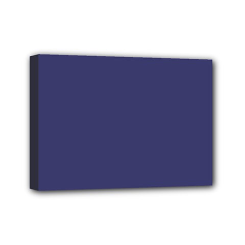 USA Flag Blue Royal Blue Deep Blue Mini Canvas 7  x 5 