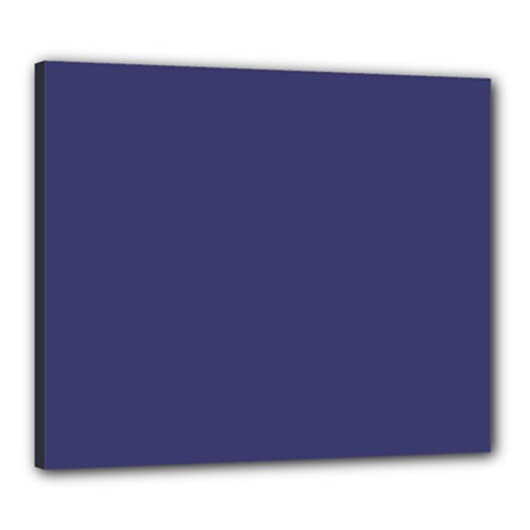 USA Flag Blue Royal Blue Deep Blue Canvas 24  x 20 
