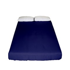 USA Flag Blue Royal Blue Deep Blue Fitted Sheet (Full/ Double Size)