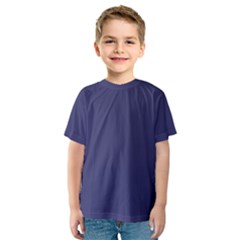 USA Flag Blue Royal Blue Deep Blue Kids  Sport Mesh Tee