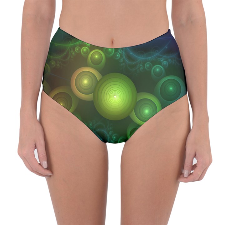 Retrotacular Rainbow Dots in a Fractal Microscope Reversible High-Waist Bikini Bottoms