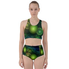 Retrotacular Rainbow Dots In A Fractal Microscope Bikini Swimsuit Spa Swimsuit 