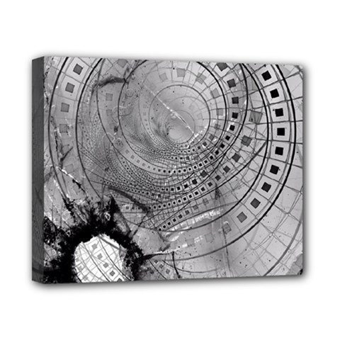 Fragmented Fractal Memories And Gunpowder Glass Canvas 10  X 8  by jayaprime