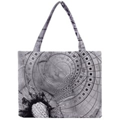 Fragmented Fractal Memories And Gunpowder Glass Mini Tote Bag by jayaprime