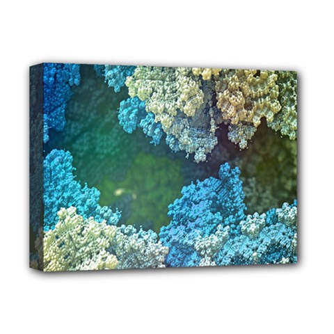 Fractal Formula Abstract Backdrop Deluxe Canvas 16  X 12   by BangZart