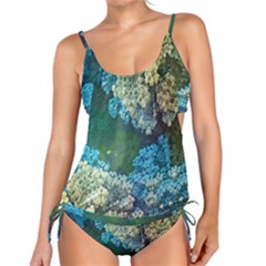 Fractal Formula Abstract Backdrop Tankini by BangZart