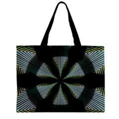Lines Abstract Background Zipper Mini Tote Bag