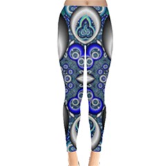 Fractal Cathedral Pattern Mosaic Leggings 