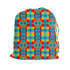 Pop Art Abstract Design Pattern Drawstring Pouches (xxl)