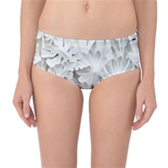 Pattern Motif Decor Mid-waist Bikini Bottoms