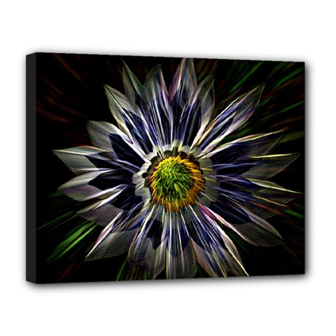 Flower Structure Photo Montage Canvas 14  X 11  by BangZart