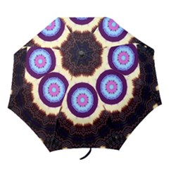 Mandala Art Design Pattern Folding Umbrellas by BangZart