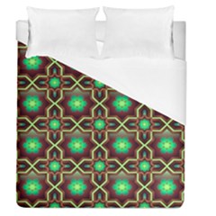 Pattern Background Bright Brown Duvet Cover (queen Size) by BangZart