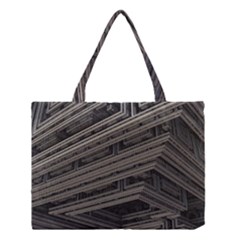 Fractal 3d Construction Industry Medium Tote Bag