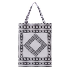 Pattern Background Texture Black Classic Tote Bag by BangZart