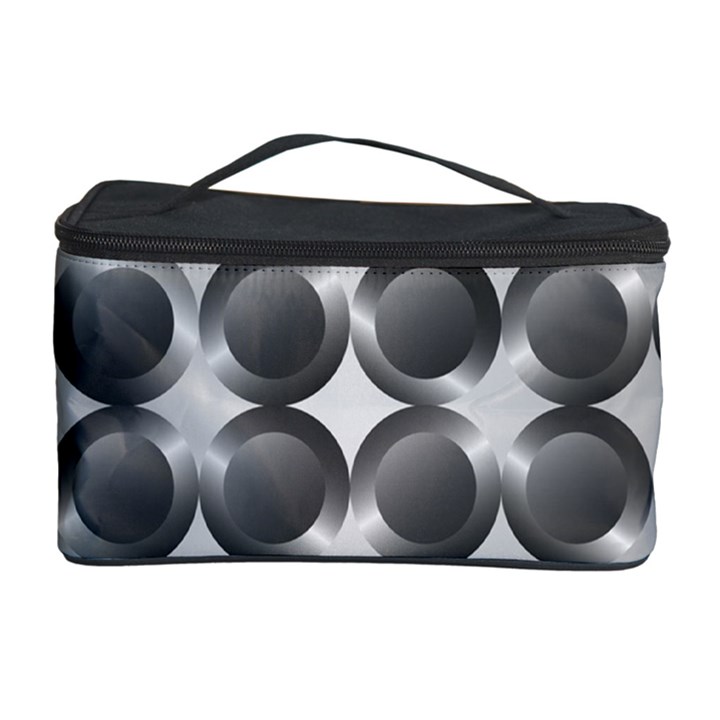 Metal Circle Background Ring Cosmetic Storage Case