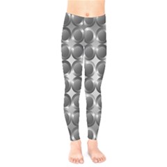 Metal Circle Background Ring Kids  Legging by BangZart