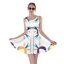 Pattern Circular Birds Skater Dress View1