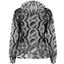 Metal Circle Background Ring Women s Pullover Hoodie View2