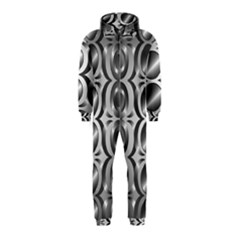 Metal Circle Background Ring Hooded Jumpsuit (kids)