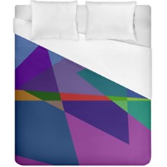 Abstract #415 Tipping Point Duvet Cover (california King Size) by RockettGraphics