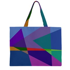 Abstract #415 Tipping Point Zipper Large Tote Bag by RockettGraphics