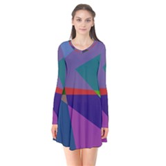 Abstract #415 Tipping Point Flare Dress