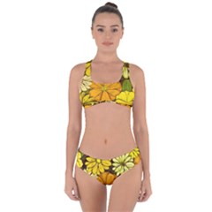 Abstract #417 Criss Cross Bikini Set by RockettGraphics