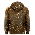 Festive Bubbles Sparkling Wine Champagne Golden Water Drops Men s Zipper Hoodie View2