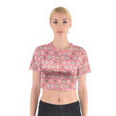 Cute Eggs Pattern Cotton Crop Top by linceazul