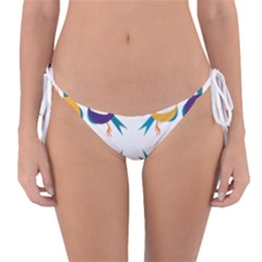 Pattern Circular Birds Reversible Bikini Bottom by BangZart