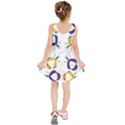 Pattern Circular Birds Kids  Sleeveless Dress View2