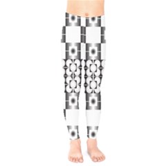 Pattern Background Texture Black Kids  Legging