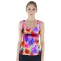 Floral Pattern Background Seamless Racer Back Sports Top View1
