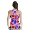 Floral Pattern Background Seamless Racer Back Sports Top View2