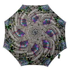 Water Ripple Design Background Wallpaper Of Water Ripples Applied To A Kaleidoscope Pattern Hook Handle Umbrellas (medium)