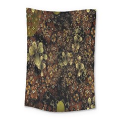 Wallpaper With Fractal Small Flowers Small Tapestry