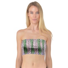 Nature Pattern Background Wallpaper Of Leaves And Flowers Abstract Style Bandeau Top