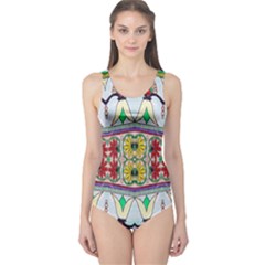 Kaleidoscope Background  Wallpaper One Piece Swimsuit by BangZart