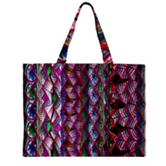 Textured Design Background Pink Wallpaper Of Textured Pattern In Pink Hues Zipper Mini Tote Bag