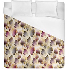 Random Leaves Pattern Background Duvet Cover (king Size)